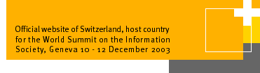 Official Website WSIS 2003